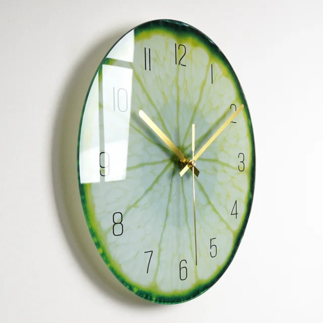 Stilvolle große moderne Wanduhr – elegante dekorative Uhr für Küche und Wohnzimmer
