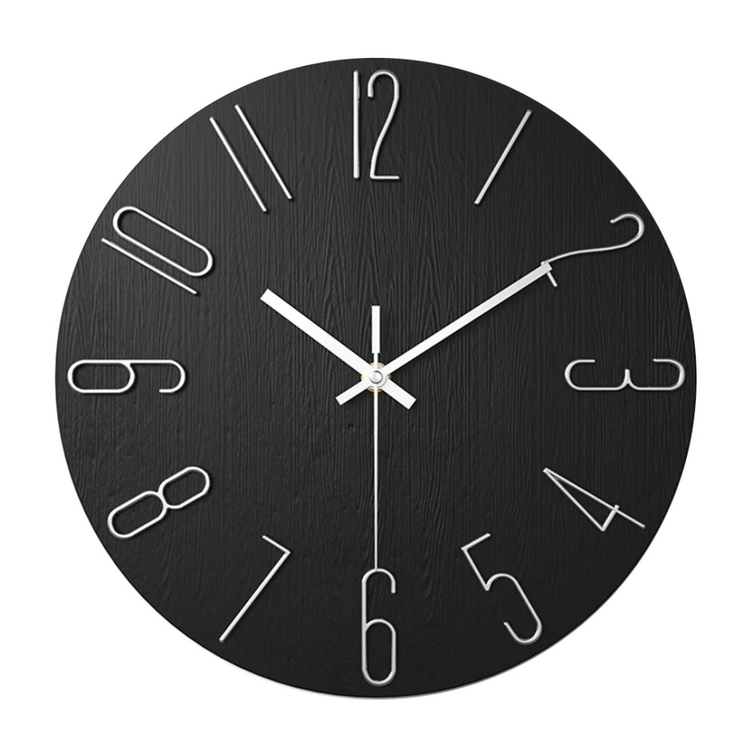 Noble - Schlanke und stilvolle Wanduhr, perfekt für das Wohnzimmer