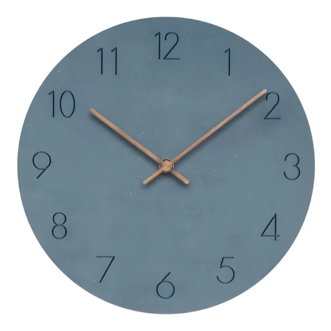 Nork - Schlanker und stilvoller hölzerner Wanduhr für einen modernen Look