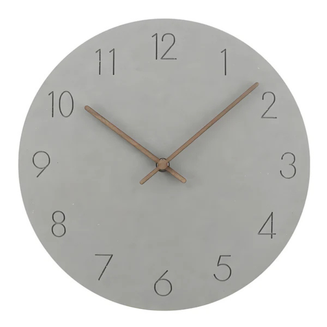 Nork - Schlanker und stilvoller hölzerner Wanduhr für einen modernen Look