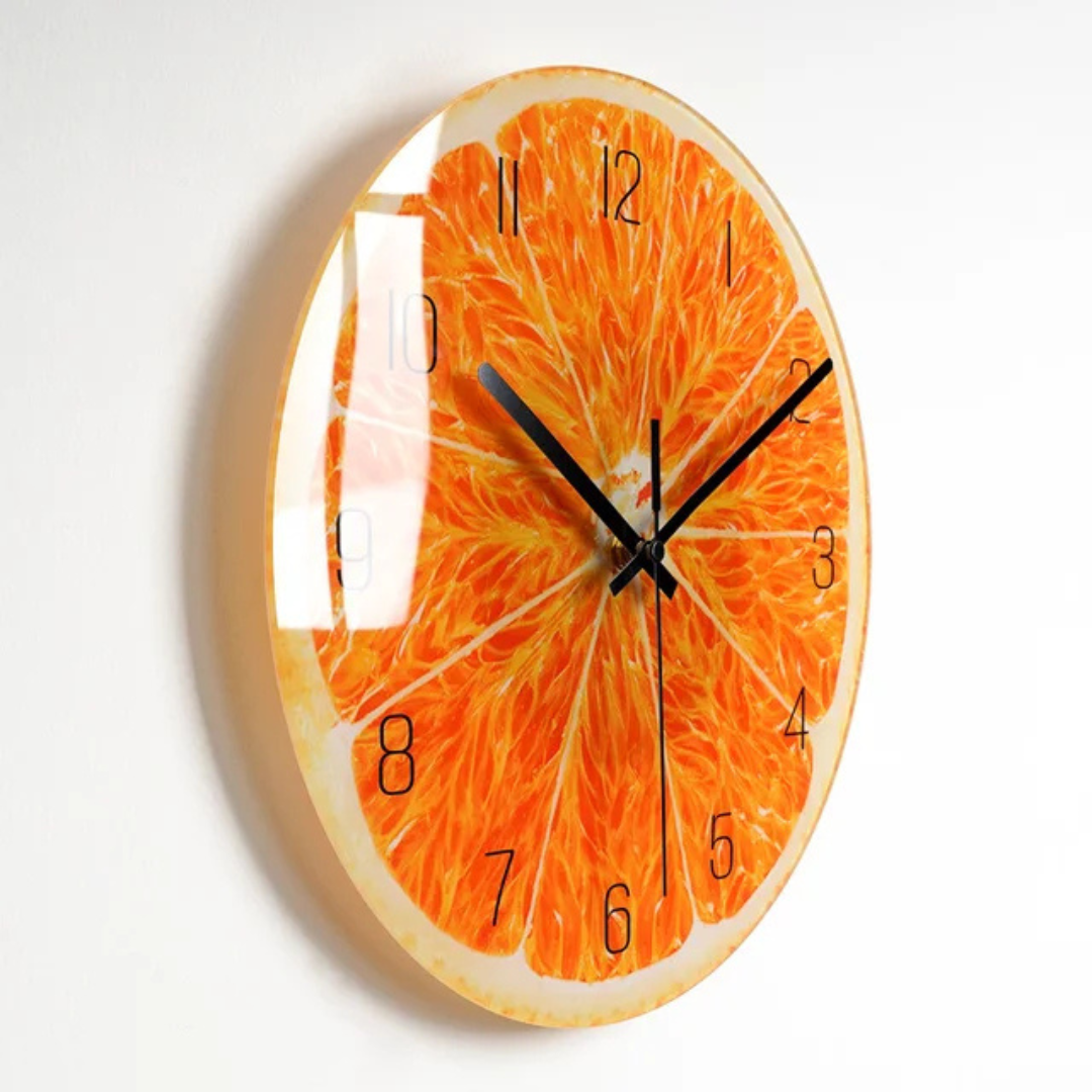 Stilvolle große moderne Wanduhr – elegante dekorative Uhr für Küche und Wohnzimmer
