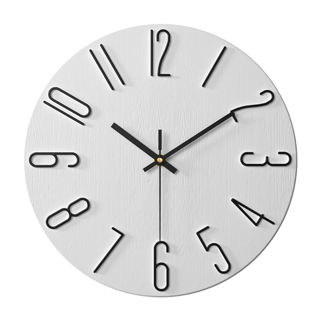 Noble - Schlanke und stilvolle Wanduhr, perfekt für das Wohnzimmer