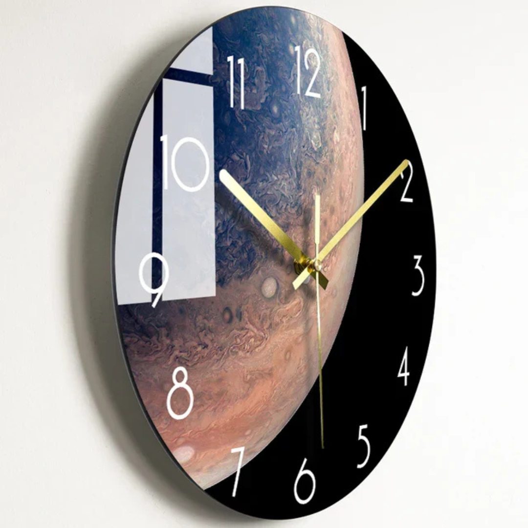 Stilvolle große moderne Wanduhr – elegante dekorative Uhr für Küche und Wohnzimmer