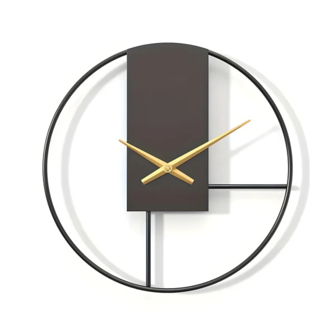 Aurum - Elegante Minimalistische Wanduhr | Stilvolles und Beruhigendes Lautloses Design