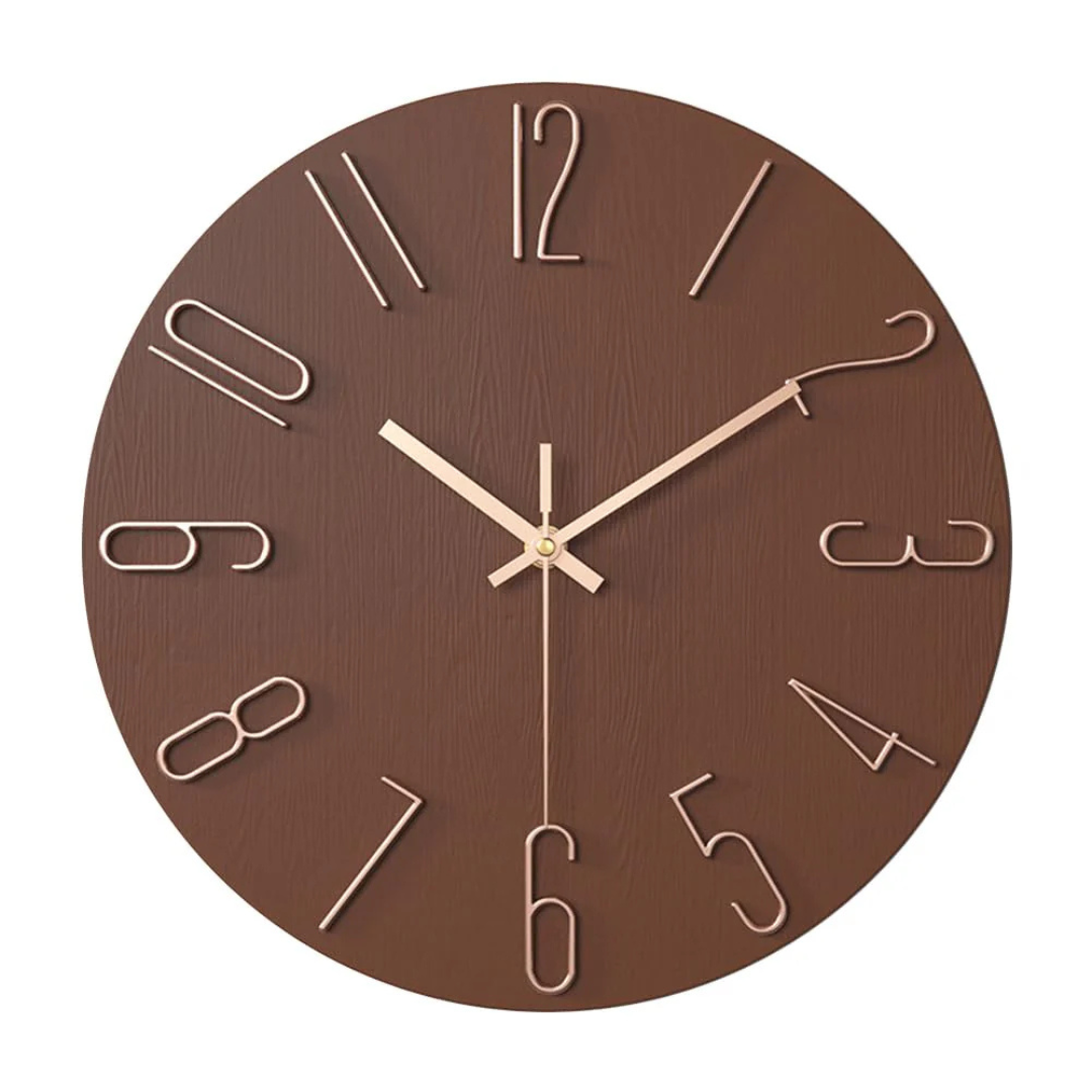 Noble - Schlanke und stilvolle Wanduhr, perfekt für das Wohnzimmer