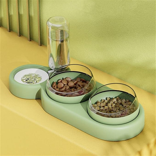 Innovative 3-in-1 Futterstation mit praktischen spülmaschinenfesten Behältern für Komfort