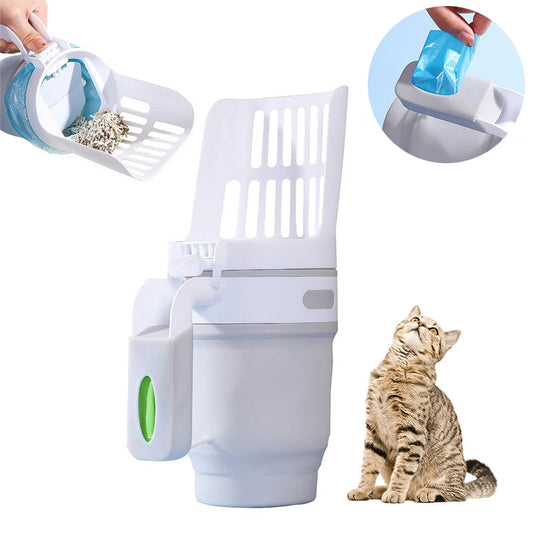 Innovatives Katzenstreu-Klo mit einfachem Abfallmanagementsystem