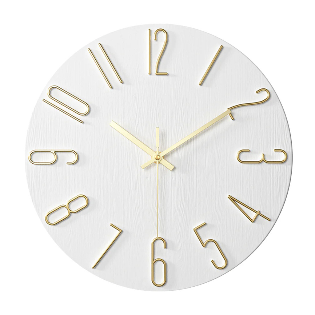Noble - Schlanke und stilvolle Wanduhr, perfekt für das Wohnzimmer