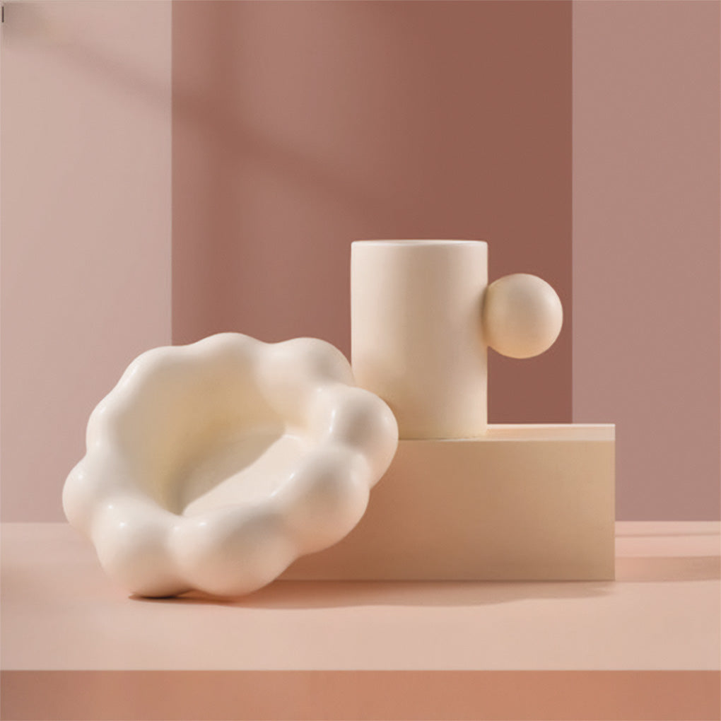 Cloud Keramikbecher-Set – Eleganz und Komfort für Ihre Getränke