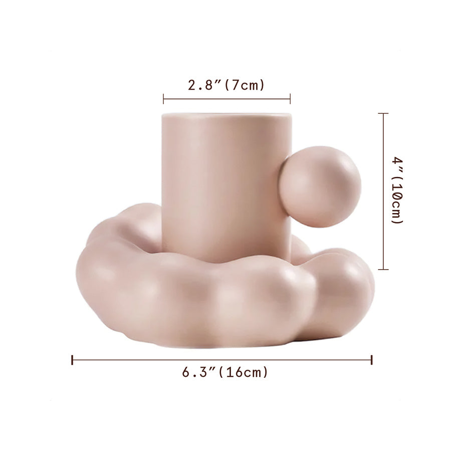 Cloud Keramikbecher-Set – Eleganz und Komfort für Ihre Getränke