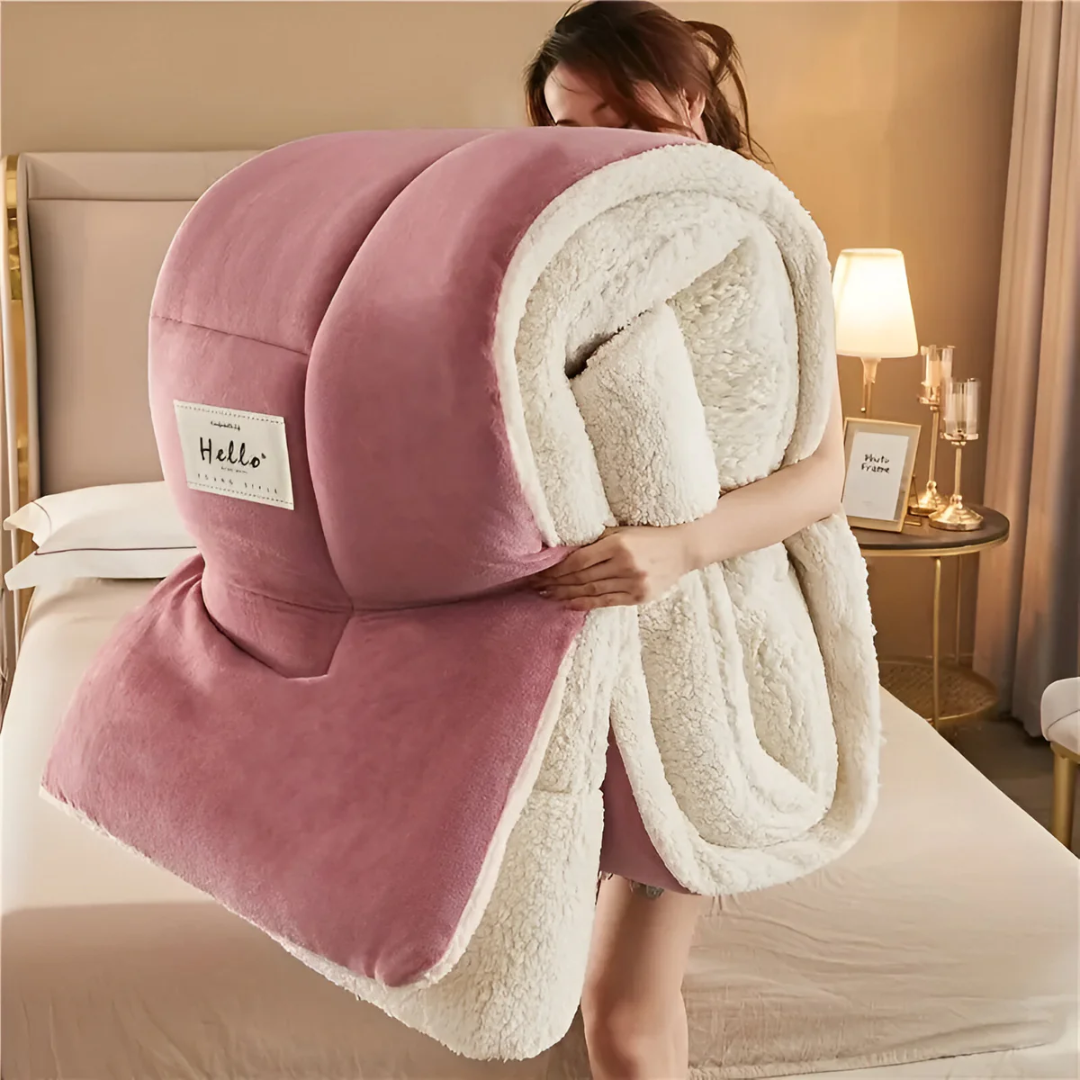 Luxus-Fleece-Bettwäsche-Set 155x220 cm – Ultimativer Komfort, weich und warm für eine gemütliche Schlafparty