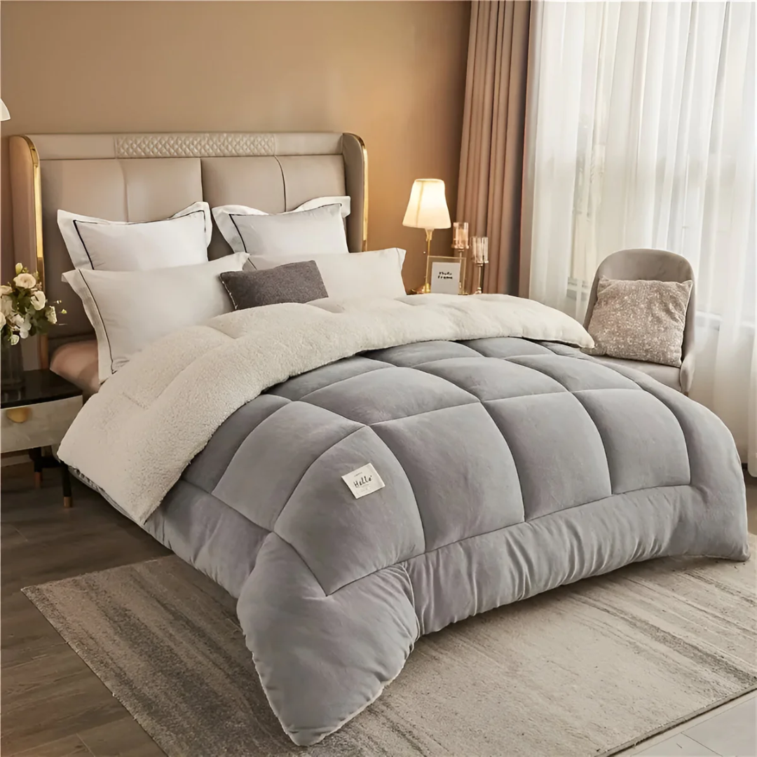 Luxus-Fleece-Bettwäsche-Set 155x220 cm – Ultimativer Komfort, weich und warm für eine gemütliche Schlafparty