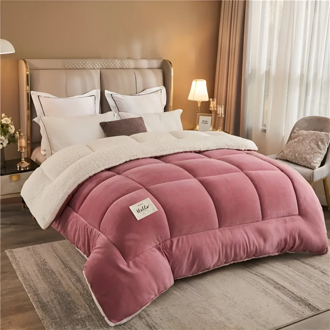 Luxus-Fleece-Bettwäsche-Set 155x220 cm – Ultimativer Komfort, weich und warm für eine gemütliche Schlafparty