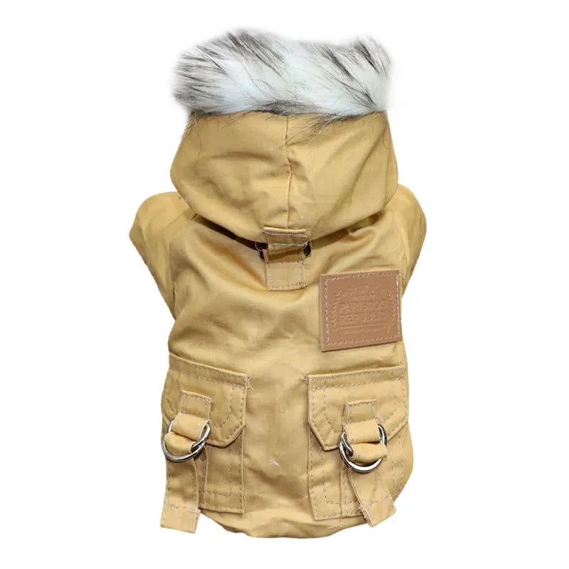 Bequemer und warmer dicker Mantel für Haustiere