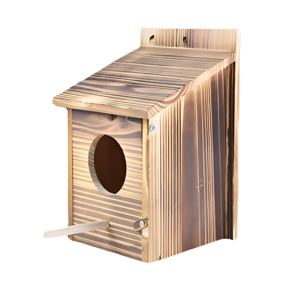 Virella - Nachhaltiges wetterfestes Vogelhaus aus Holz für Ihren Garten