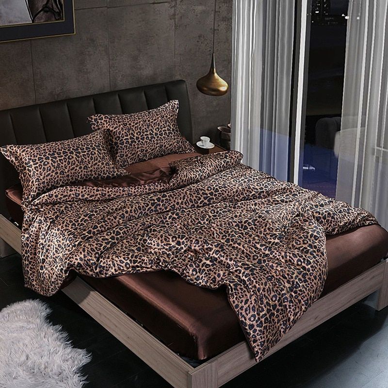 Elegantes Satin-Bettbezug-Set – Luxuriöse moderne Bettwäsche mit schickem Finish