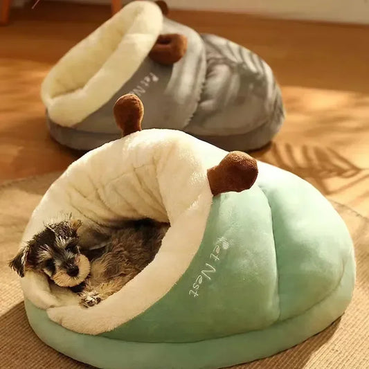 Luxus Klappbares Hundebett - Perfekt für warme und komfortable Winterfreude