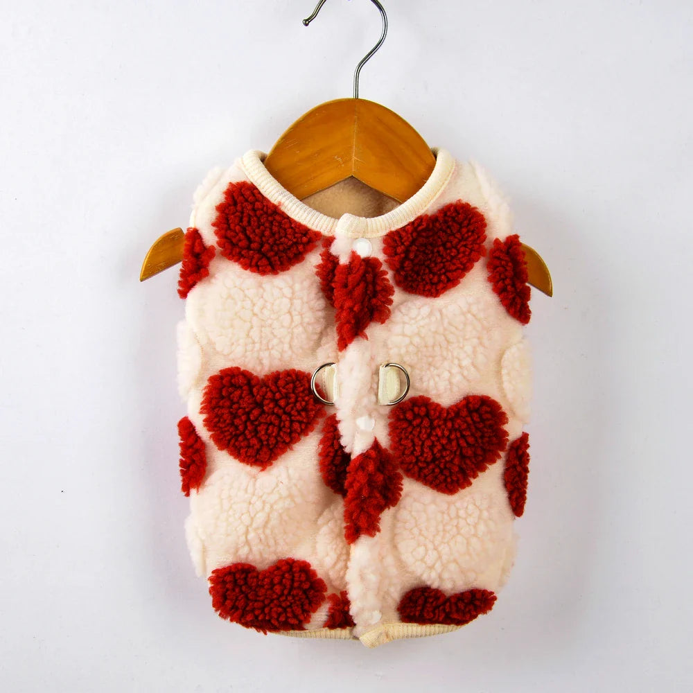 Luxus Komfort Fleece-Mantel für Französische Bulldogge und Chihuahua für warmen Schutz