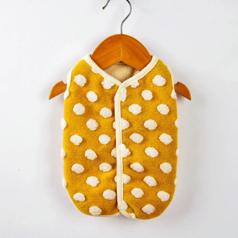 Luxus Komfort Fleece-Mantel für Französische Bulldogge und Chihuahua für warmen Schutz