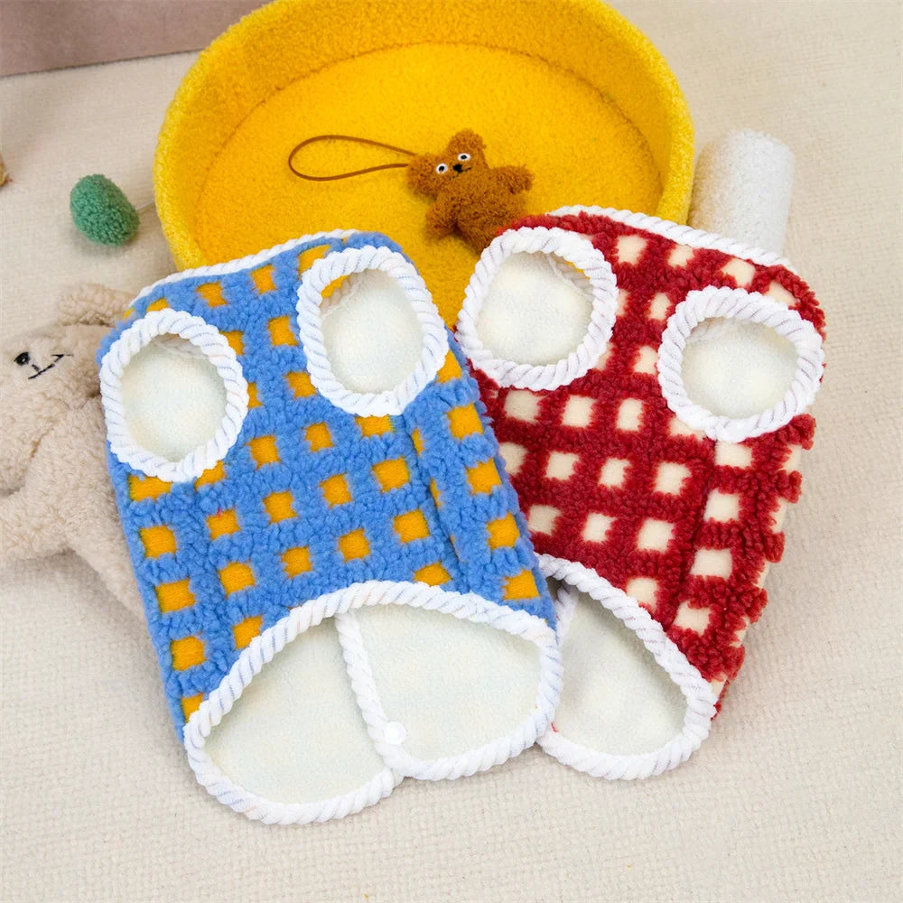 Luxus Komfort Fleece-Mantel für Französische Bulldogge und Chihuahua für warmen Schutz