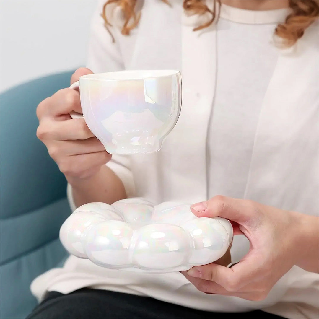 Elegante Sonnenblumen-Tasse mit Blumenmuster Perfekt für ein schönes Frühstück