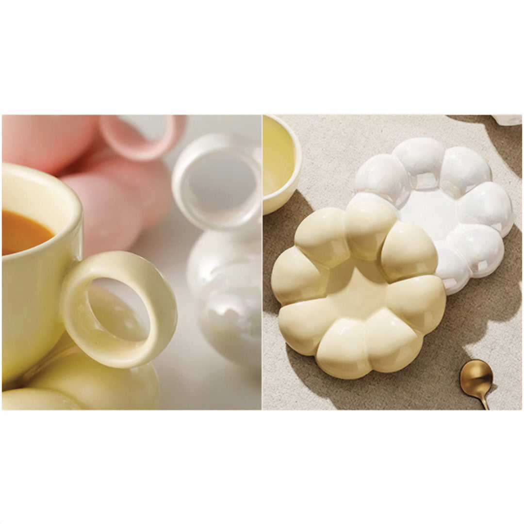 Elegante Sonnenblumen-Tasse mit Blumenmuster Perfekt für ein schönes Frühstück