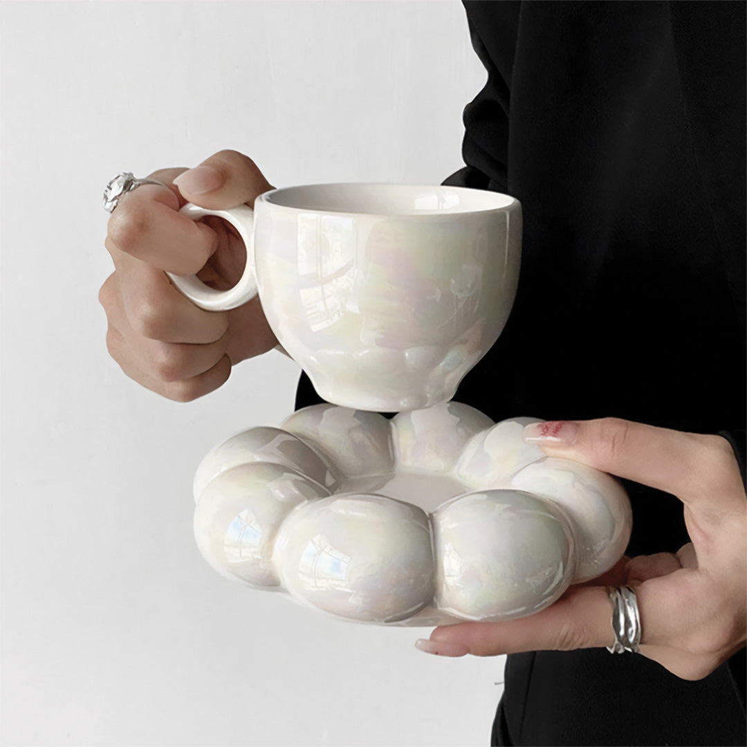 Elegante Sonnenblumen-Tasse mit Blumenmuster Perfekt für ein schönes Frühstück