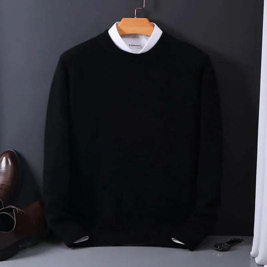Lorenz – Comfortable Long-Sleeve Sweater with Loose Fit for a Confident Style