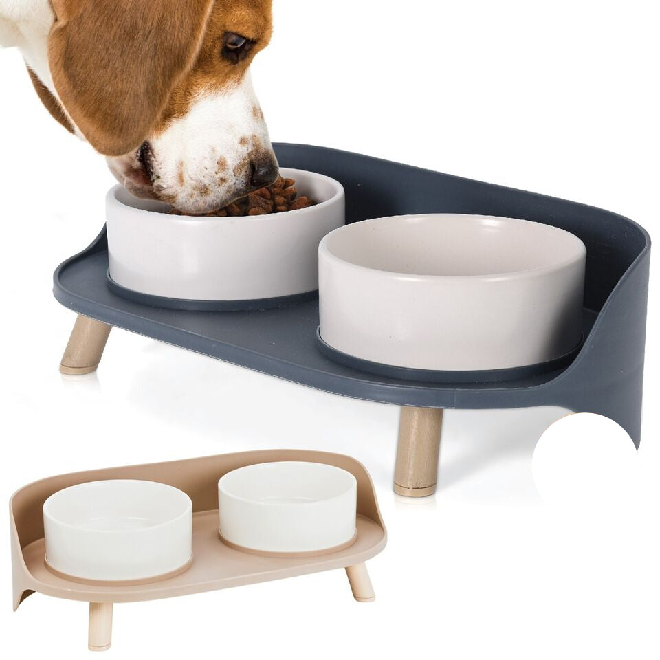 Luxuriöse Futterstation für große Hunde mit rutschfester Basis für einfaches Füttern