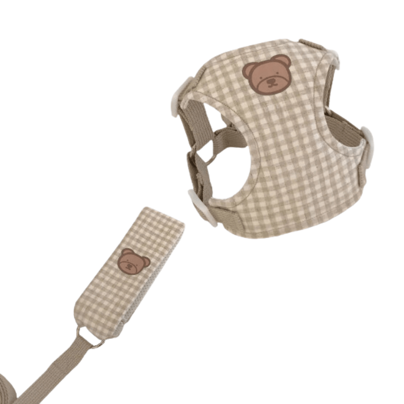 Elegantes und bequemes Welpen-Geschirr & Leine