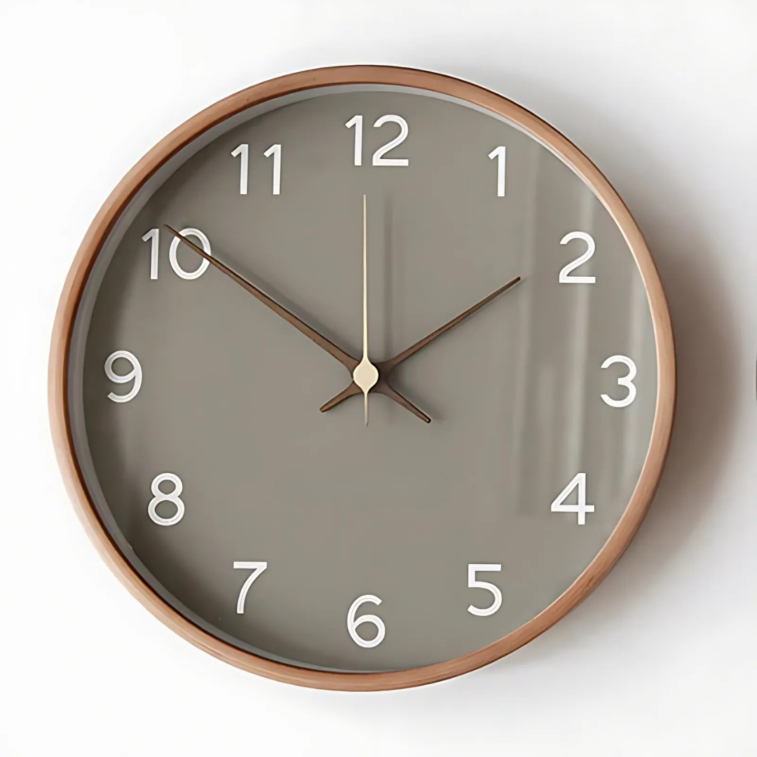Transcend - Elegante moderne hölzerne Wanduhr für ein stilvolles Interieur