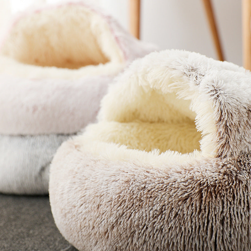Bequemer und sicherer selbstheizender Fleece-Nest für Ihr Haustier