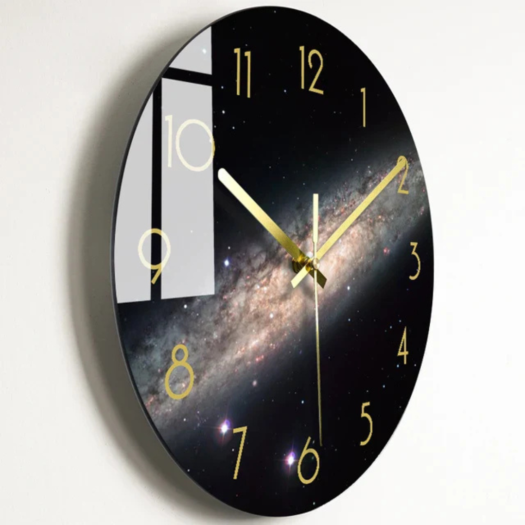 Stilvolle große moderne Wanduhr – elegante dekorative Uhr für Küche und Wohnzimmer