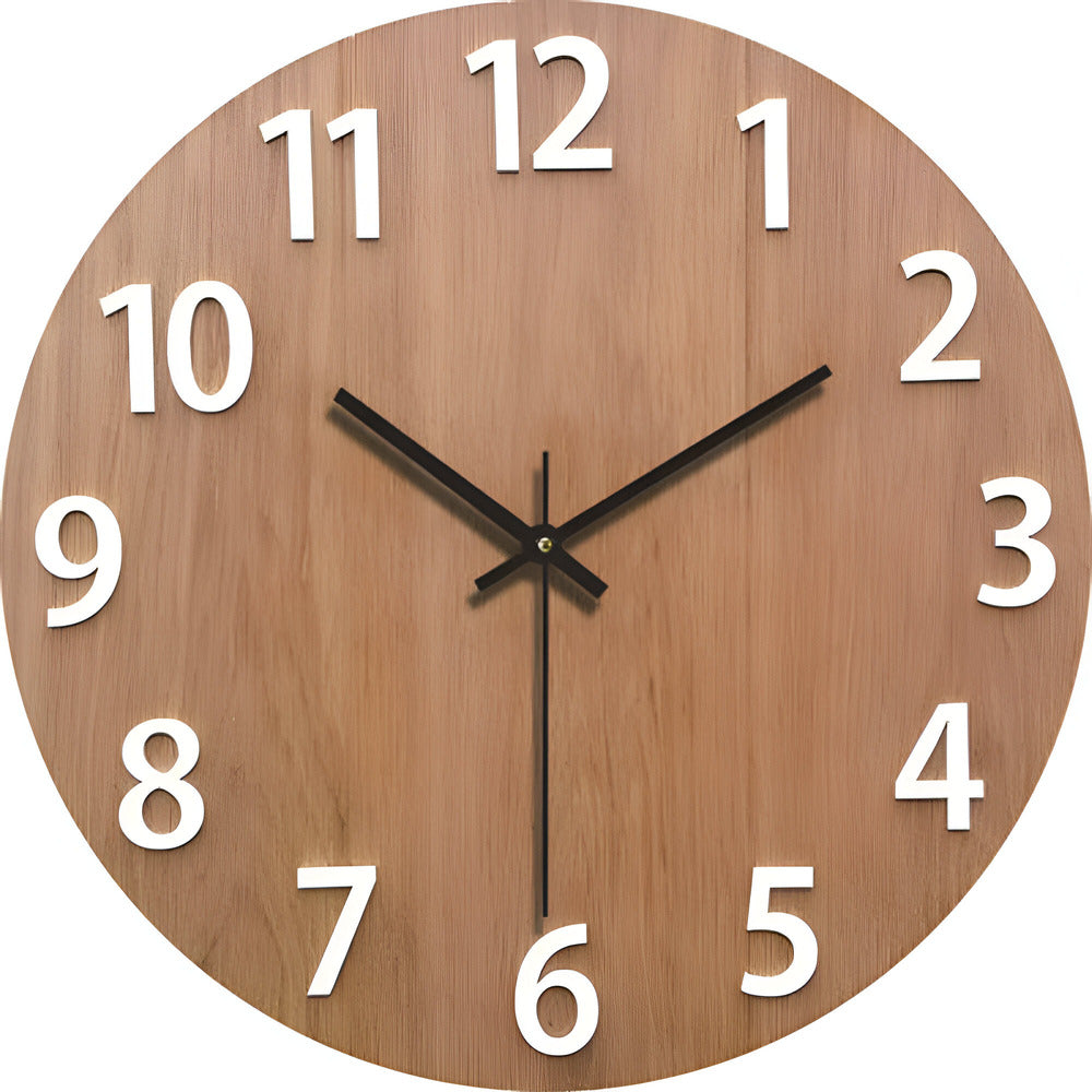 Arista - Elegante minimalistische Wanduhr aus Holz für einen modernen Look