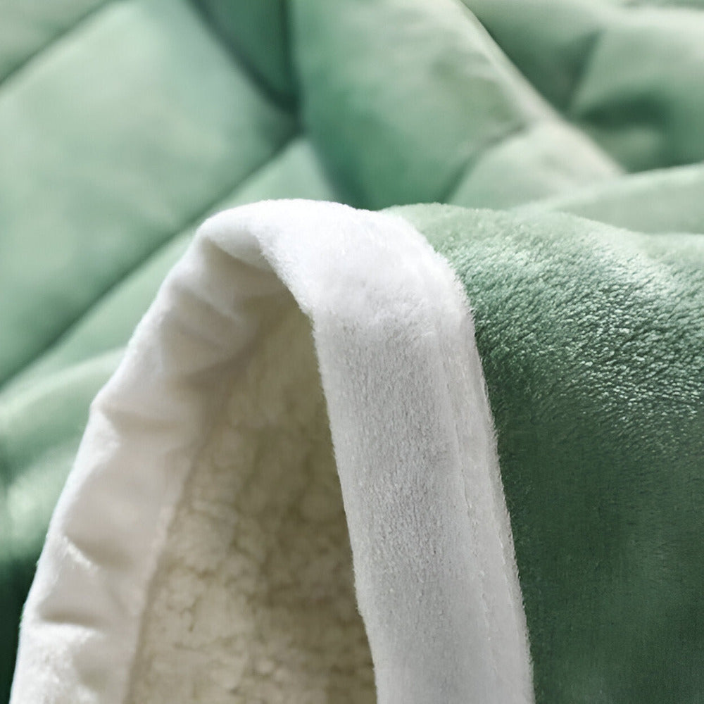 Kuschelige Sherpa-Fleece-Decke – Ultraweich, warm und luxuriöses Plaid für Bett und Sofa