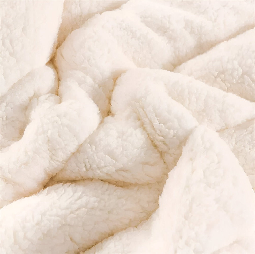 Kuschelige Sherpa-Fleece-Decke – Ultraweich, warm und luxuriöses Plaid für Bett und Sofa
