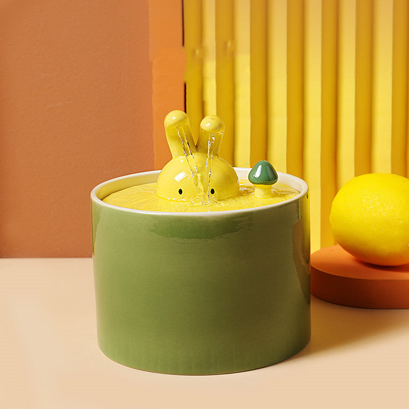 Stilvoller Wasserspender für einen gesunden und glücklichen Hasen