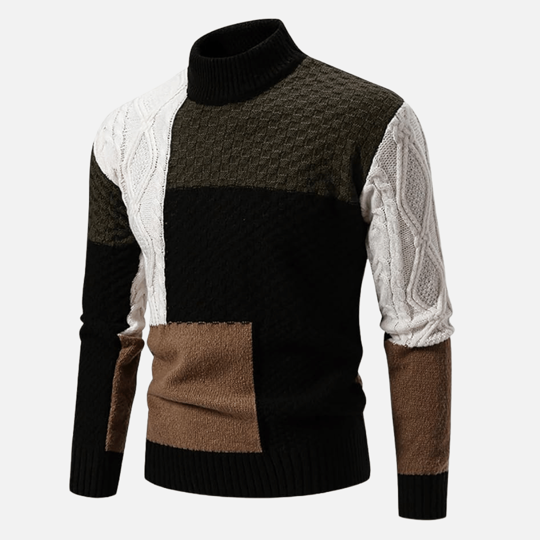 Florian - Stylish Modern Sweater with Practical Front Pocket and Sporty Look
